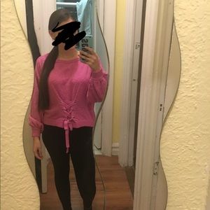 Magenta Sweater from Express. Brand new! Worn once